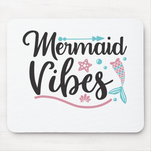 Mermaid Vibes Mousepad (Vorne)