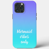 Mermaid Vibes Only Gradient Case-Mate iPhone Fall Hülle (Rückseite)