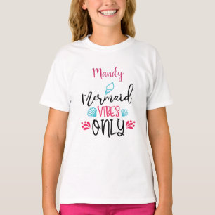 Mermaid Vibes Only Seashells T-Shirt