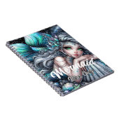 Mermaid Vibes Only Spiral Notebook - Fantasy Ocean Notizblock (Rechte Seite)