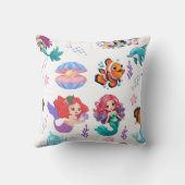 Mermaid Vibes: Pattern für Freunde unter Wasser Kissen (Rückseite)