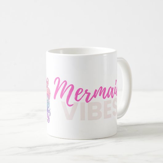 Mermaid Vibes Tasse (VorderseiteRechts)