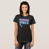 Mermaid Vibes Women Summer Vacation Squad Mädchen  T-Shirt (Vorne ganz)