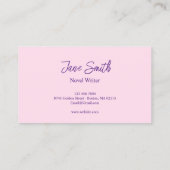 Mermaid Visitenkarte (Rückseite)