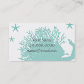 Mermaid-Visitenkarte Visitenkarte (Rückseite)