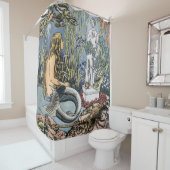 Mermaid von Ivan Bilibin Duschvorhang (Beispiel)