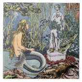 Mermaid von Ivan Bilibin Fliese (Vorderseite)