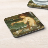 Mermaid von John William Waterhouse Getränkeuntersetzer (Linke Seite)