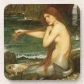 Mermaid von John William Waterhouse Getränkeuntersetzer (Vorderseite)