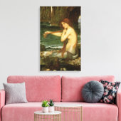 Mermaid von John William Waterhouse Leinwanddruck (Insitu (Wohnzimmer))