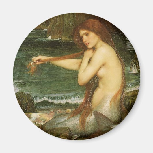 Mermaid von John William Waterhouse Magnet (Vorne)