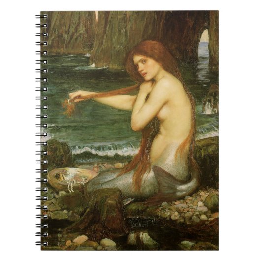Mermaid von John William Waterhouse Notizblock (Vorderseite)