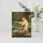 Mermaid von John William Waterhouse Postkarte (Stehend Vorderseite)