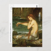 Mermaid von John William Waterhouse Postkarte (Vorne/Hinten)