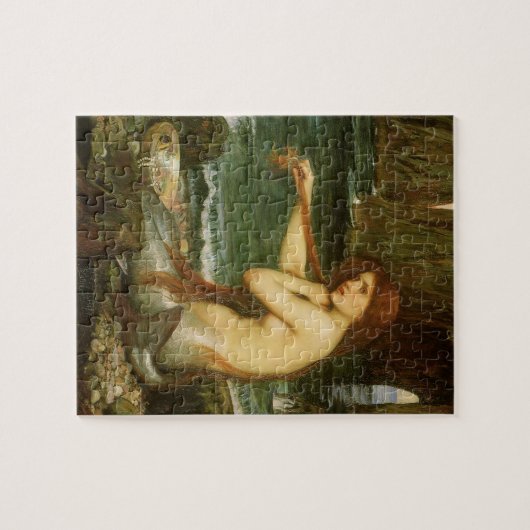 Mermaid von John William Waterhouse Puzzle (Horizontal)