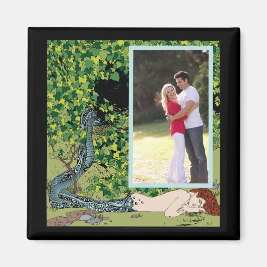 Mermaid von Koloman Moser mit Foto Magnet (Vorne)