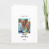 Mermaid von Lisa Iris Karte (Rückseite)