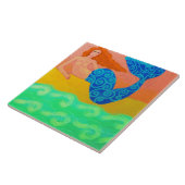 Mermaid von Sea Abstrakt Digital Painting Fliese (Seite)
