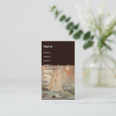 Mermaid-Vorlage Visitenkarte (Stehend Vorderseite)