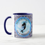 Mermaid Warrior Gray Tasse (Links)