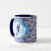 Mermaid Warrior Gray Tasse (Vorderseite Links)