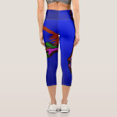Mermaid Warrior Princess Capri Leggings (Rückseite)