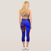 Mermaid Warrior Princess Capri Leggings (Rückseite)