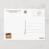 Mermaid wartet auf ihre Krone Postkarte (Rückseite)