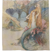 Mermaid Warwick Goble Duschvorhang (Vorderseite)