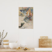 Mermaid Warwick Goble (Englisch, Klein Poster (Küche)
