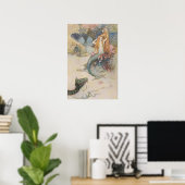 Mermaid Warwick Goble (Englisch, Klein Poster (Heimbüro)
