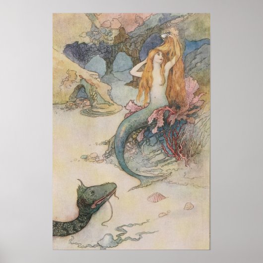 Mermaid Warwick Goble (Englisch, Klein Poster (Vorne)
