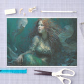 Mermaid Watching Seidenpapier (Handwerk)