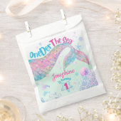 Mermaid watercolor first birthday geschenktütchen (Ausgeschnitten)