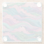 Mermaid Waves Glasuntersetzer (Rückseite)
