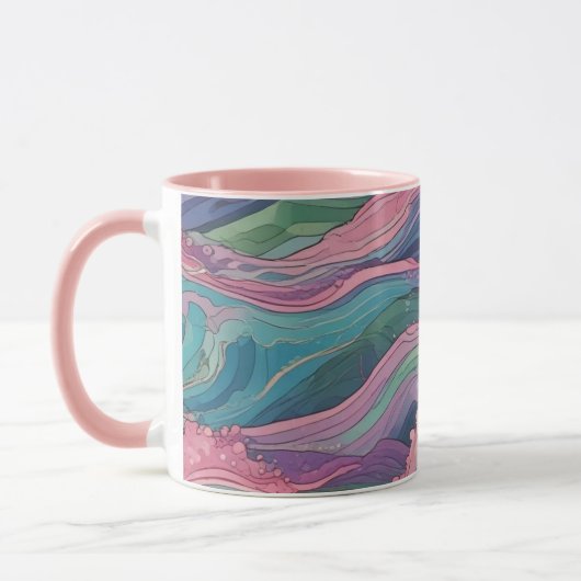 Mermaid Waves Tasse (Links)