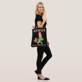 Mermaid Weihnachten und Funny Penguin Tasche (Am Model)
