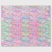 Mermaid whimsical colorful birthday custom geschenkpapier (Flach)