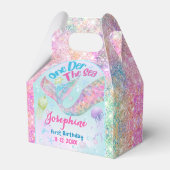 Mermaid whimsical first birthday custom geschenkschachtel (Vorderseite)