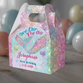 Mermaid whimsical first birthday custom geschenkschachtel