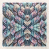 Mermaid Whispers Glasuntersetzer (Vorderseite)