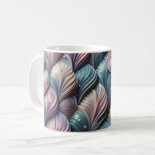 Mermaid Whispers Kaffeetasse (Vorderseite Links)