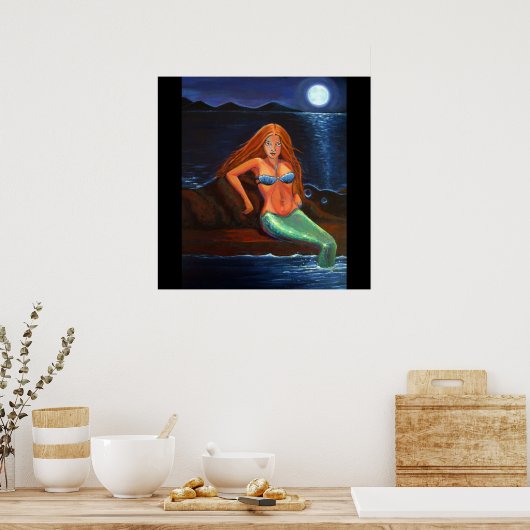 Mermaid Wild - Print Poster (Küche)