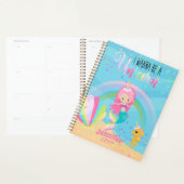Mermaid will ein Einhorn-Girls-Journale werden Planer (Anzeige)