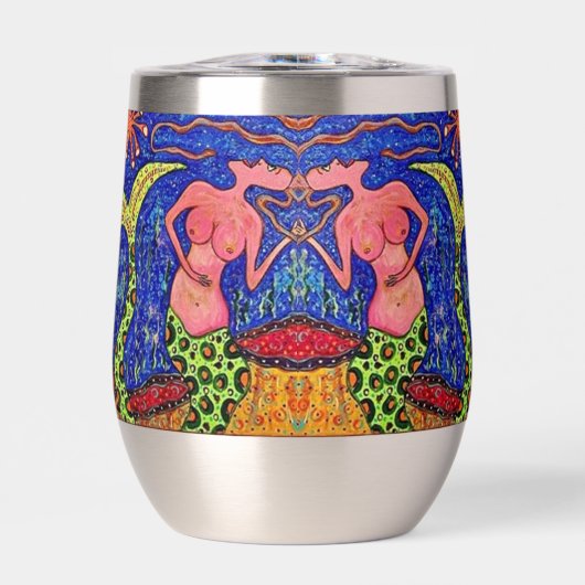 Mermaid Wine Tumbler (Vorderseite)