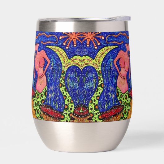 Mermaid Wine Tumbler (Links)