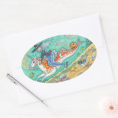 MERMAID WITCH, HALLOWEEN MERHORSE FANTASY STICKERS (Umschlag)