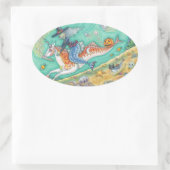 MERMAID WITCH, HALLOWEEN MERHORSE FANTASY STICKERS (Tasche)