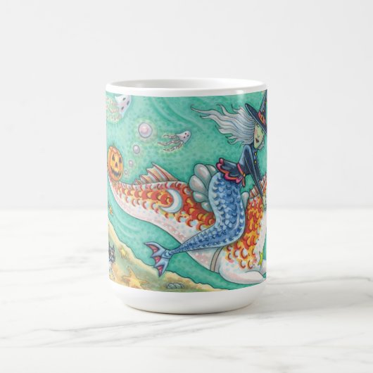 MERMAID WITCH, HALLOWEEN MERHORSE PONY CLASSIC-TAS KAFFEETASSE (Mittel)