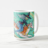 MERMAID WITCH, HALLOWEEN MERHORSE PONY CLASSIC-TAS KAFFEETASSE (VorderseiteRechts)
